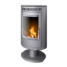 Krbová kamna ABX Arktis 8 otočný, šedý plech