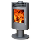 Krbová kamna ABX Tartu 5 otočný, šedý plech