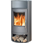 Krbová kamna ABX Pori 7 Aqua s TV, černý plech