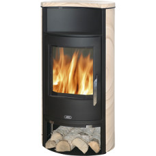 Krbová kamna ABX Pori 7 Aqua s TV, pískovec