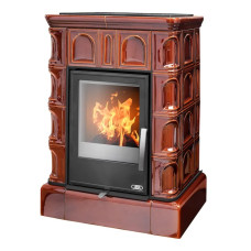 Kachlová kamna ABX Britania kachlový sokl, Hnědá