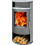 Krbová kamna ABX Island 7 Aqua s TV mastek