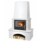 Kachlová kamna ABX Lombardie perle