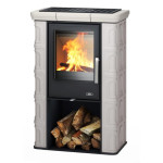 Kachlová Krbová kamna ABX Sardinie ahornweiss