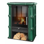 Kachlová kamna ABX Sicilia exklusive, Flaschengrün