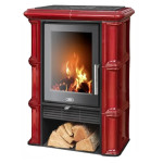 Kachlová kamna ABX Sicilia exklusive, Bordo