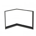 Zazdívací rámeček 1x90° černý BeF Flat V 8 L  +2 662  Kč