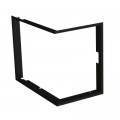Zazdívací rámeček 1x90° hloubka 60mm, černý, BeF Therm (V) 7 CP/CL +1 694  Kč