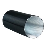 Hliníková hadice pro přívod CPV černá 100 mm, 3m