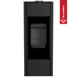Krbová kamna s výměníkem Kratki HATI AQUA 10 kW, černé topeniště
