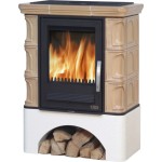 Kachlová kamna ABX Iberia s výměníkem, tabakbraun 