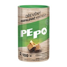 PEPO Podpalovač dřevěný kostičky 100ks FSC