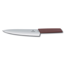 Victorinox Kuchařský nůž 22 cm Swiss Modern, hroznová červená (6.9016.221B)