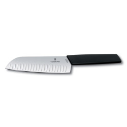 Victorinox Kuchyňský nůž 17 cm SANTOKU Swiss Modern, černý (6.9053.17KB)