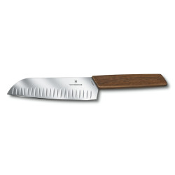 Victorinox Kuchyňský nůž 17 cm SANTOKU Swiss Modern, dřevěná rukojeť (6.9050.17KG)