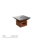 Gril VULCANUS Pro730 CAMP | Designové ohniště | Corten
