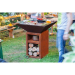 Gril VULCANUS Pro910 CHEF | Designové ohniště | Corten