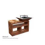 Gril VULCANUS Pro730 MASTERCHEF | Designové ohniště | Corten