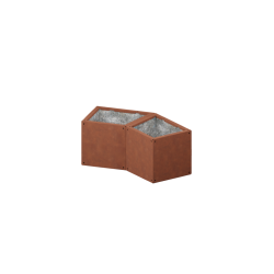 VULCANUS boxxoq DuoPlanter | Zahradní květináč