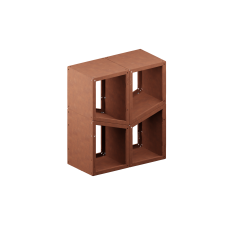 VULCANUS boxxoq LogStack 2x2 | Dřevník