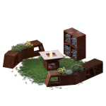 VULCANUS boxxoq DuoPlanter | Zahradní květináč