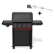 Weber SPIRIT EPX-435R Stealth + ROTISSERIE zdarma | Plynový gril