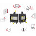 Krbová vložka Kratki LUCY 14kW BLACK