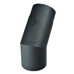 Koleno 45° pevné s čistícím otvorem ø 120mm tl.2mm