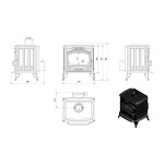 Kratki KOZA K6 s ventilátorem TF