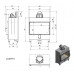 Krbová vložka Kratki LUCY 14kW BLACK