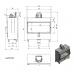 Krbová vložka Kratki LUCY 16kW BLACK