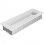 Krbová mřížka 110 x 320 bílá KRATKI