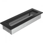 Krbová mřížka 110 x 320 černá KRATKI