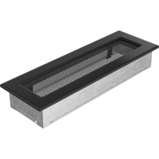 Krbová mřížka 110 x 320 černá KRATKI
