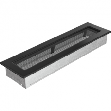 Krbová mřížka 110 x 420 černá KRATKI