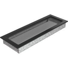Krbová mřížka 170 x 490 černá KRATKI