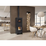 Nordica Nova Forno steel s troubou - Černá