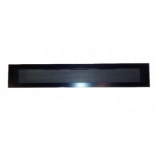 Krbová mřížka MAXI černá 600 x 60 mm