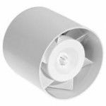 Ventilátor potrubní axiální TUBO 100 plast