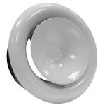 Talířový kovový ventil pro přívod vzduchu pr.100mm