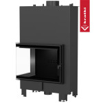 Teplovodní vložka Kratki MBA 17kW levá, dvojté prosklení, černé obložení Termotec
