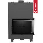 Teplovodní vložka Kratki MBA 17kW BS pravé dvojté prosklení, černé obložení Termotec