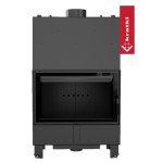 Teplovodní vložka Kratki LUCY 16kW rovná, černé obložení Thermotec