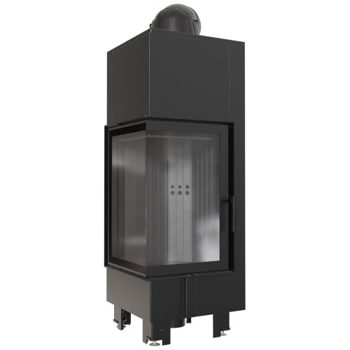 Krbová vložka Kratki MBN 10kW levé BS prosklení, černé obložení Termotec