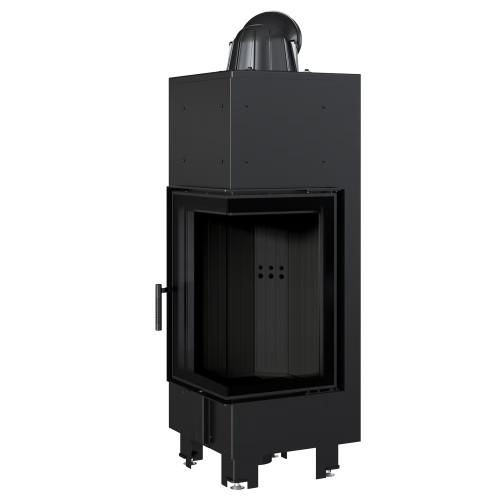 Krbová vložka Kratki MBN 10kW pravé BS prosklení, černé obložení Termotec