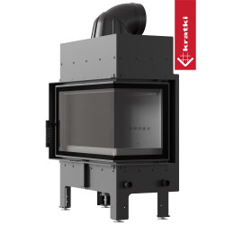 Krbová vložka Kratki FLOKI M Pravá 10kW černé obložení Termotec