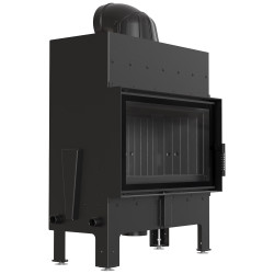 Krbová vložka Kratki FLOKI M 10kW rovná černé obložení Termotec