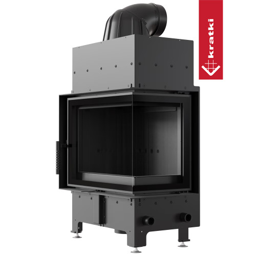 Krbová vložka Kratki FLOKI S Pravá 8kW černé obložení Termotec