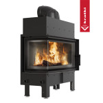 Krbová vložka Kratki FLOKI L Levá 12kW černé obložení Termotec, samozavírací dvířka