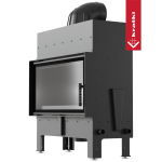 Krbová vložka Kratki FLOKI L 12kW rovná, černé obložení Termotec